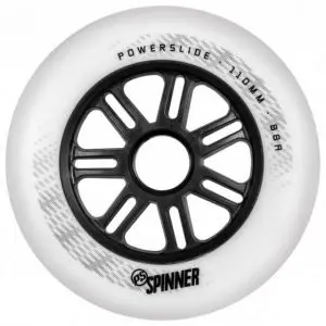 Колеса Powerslide Spinner 110mm/85a Full Profile White (6 шт.)